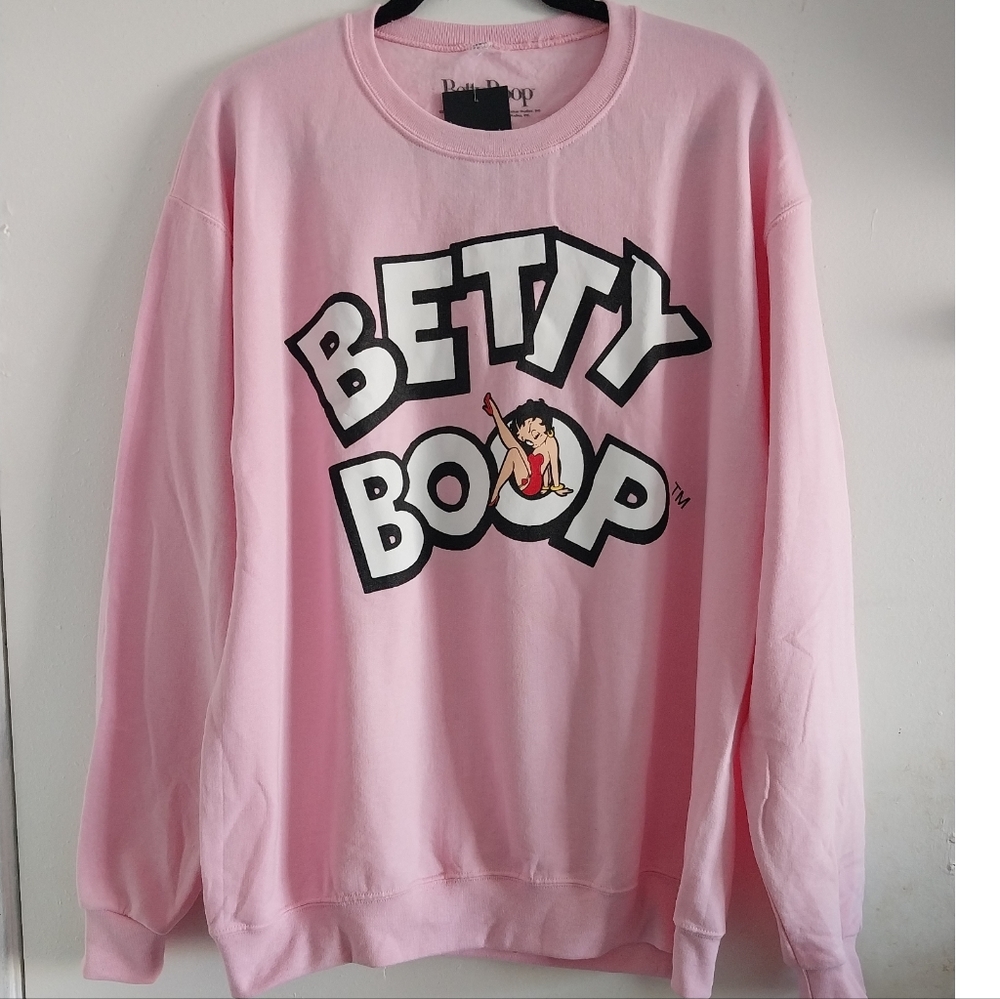 BettyBoop Pink Sweatshirt M/L